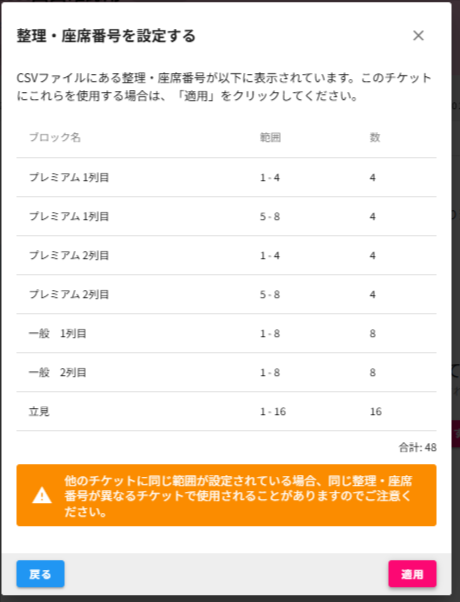 番号確認表(希望公演と番号をコメントください) 電話番号認証をする – こくちーずプロ サポート
